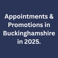Appointments & Promotions in Buckinghamshire in 2025