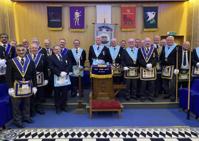 Installation of Worshipful Master March 2025 – Brian Franklin
